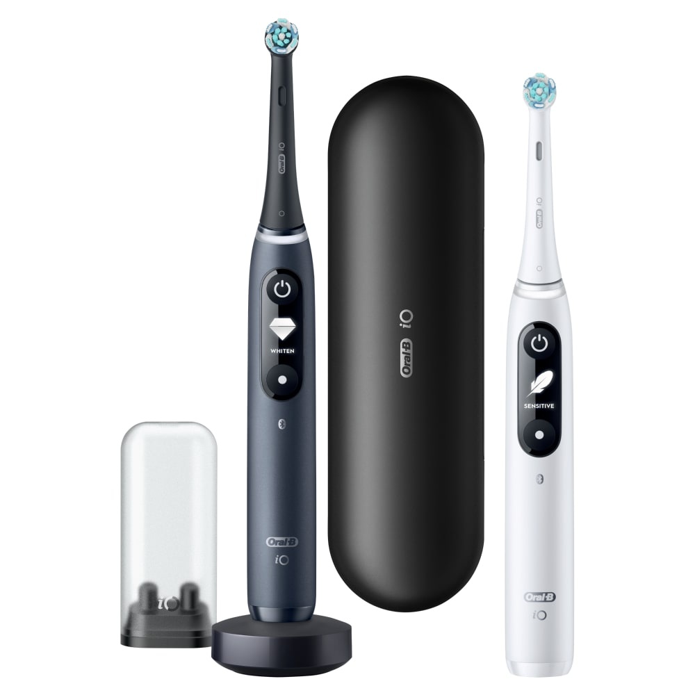 oral-b ORAL B iO BAD ELECT. iO 7 - Lot de 2 BAD BROSSES A DENTS ELECTRIQUES RECHARGEABLES