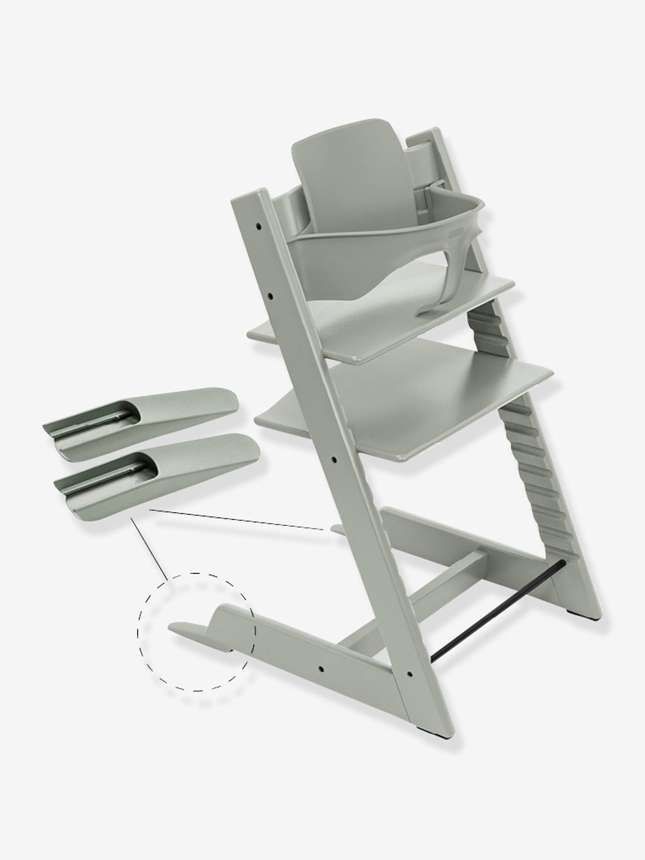 Siège Baby Set Tripp Trapp STOKKE gris tempête