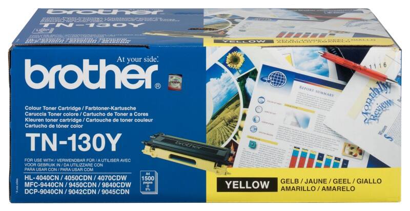 Brother TN-130 Original Tonerkartusche Gelb