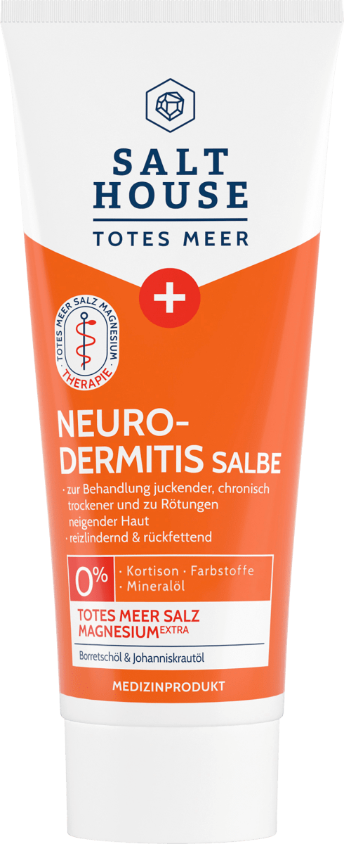 Pflegecreme Neurodermitis Salbe Totes Meer Therapie, 75 ml