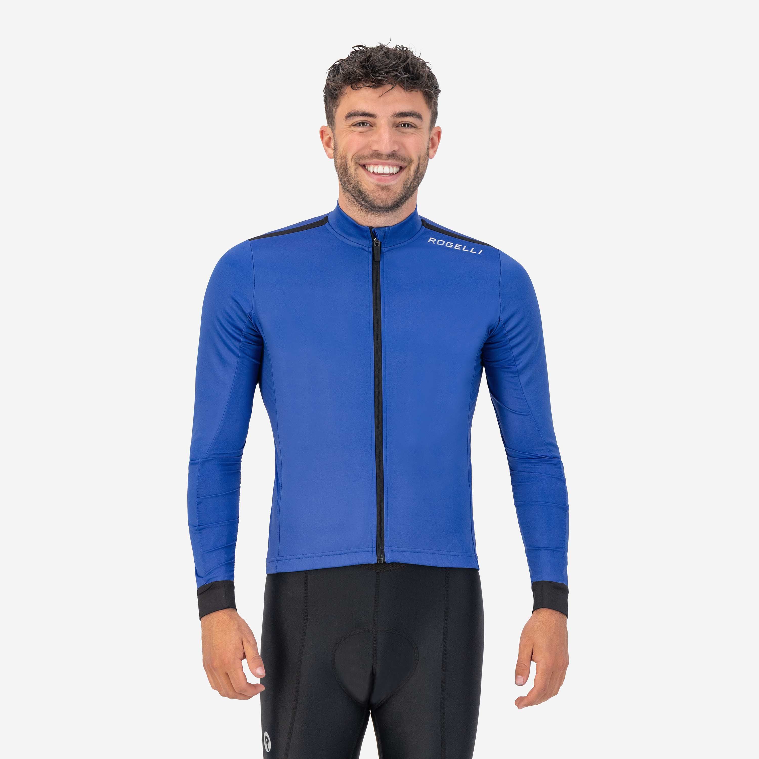 Rogelli Core Blue Herren Langarm-Radtrikot