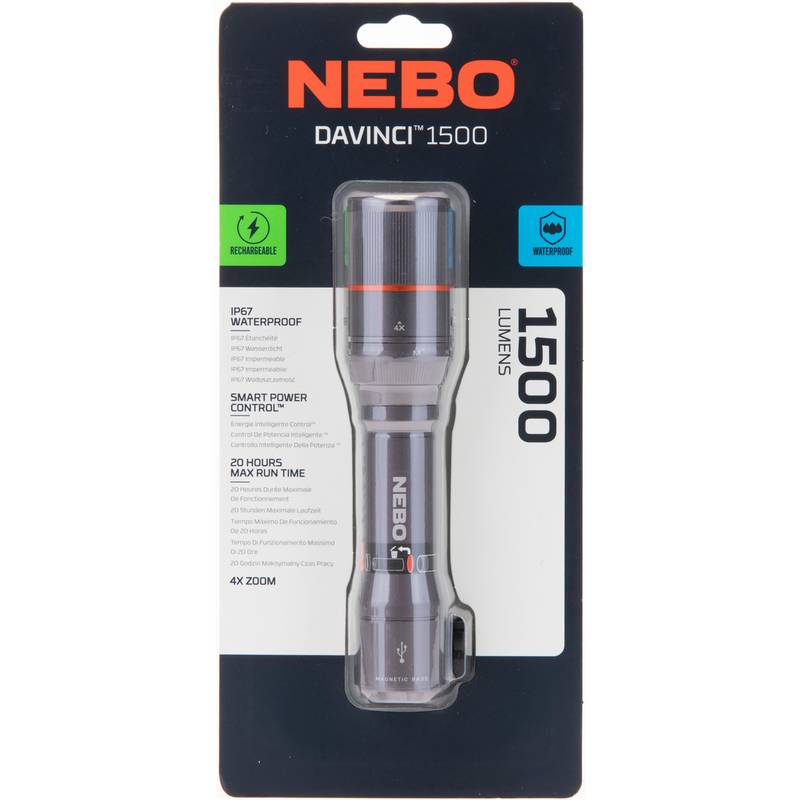 Nebo DAVINCI 1500 Taschenlampe LED