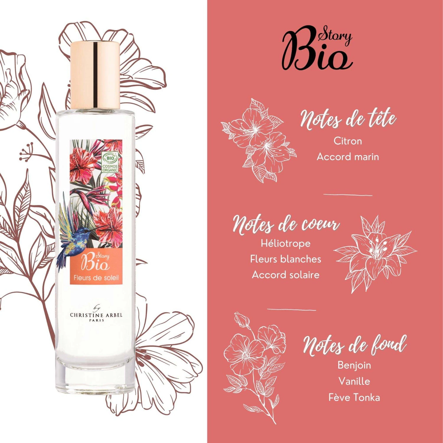 Christine Arbel STORY BIO Napraforgók EDT 50 ml
