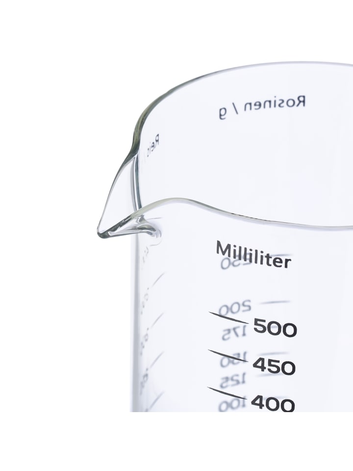 relaxdays 2-tlg. Messbecher-Set in Transparent günstig kaufen onesize