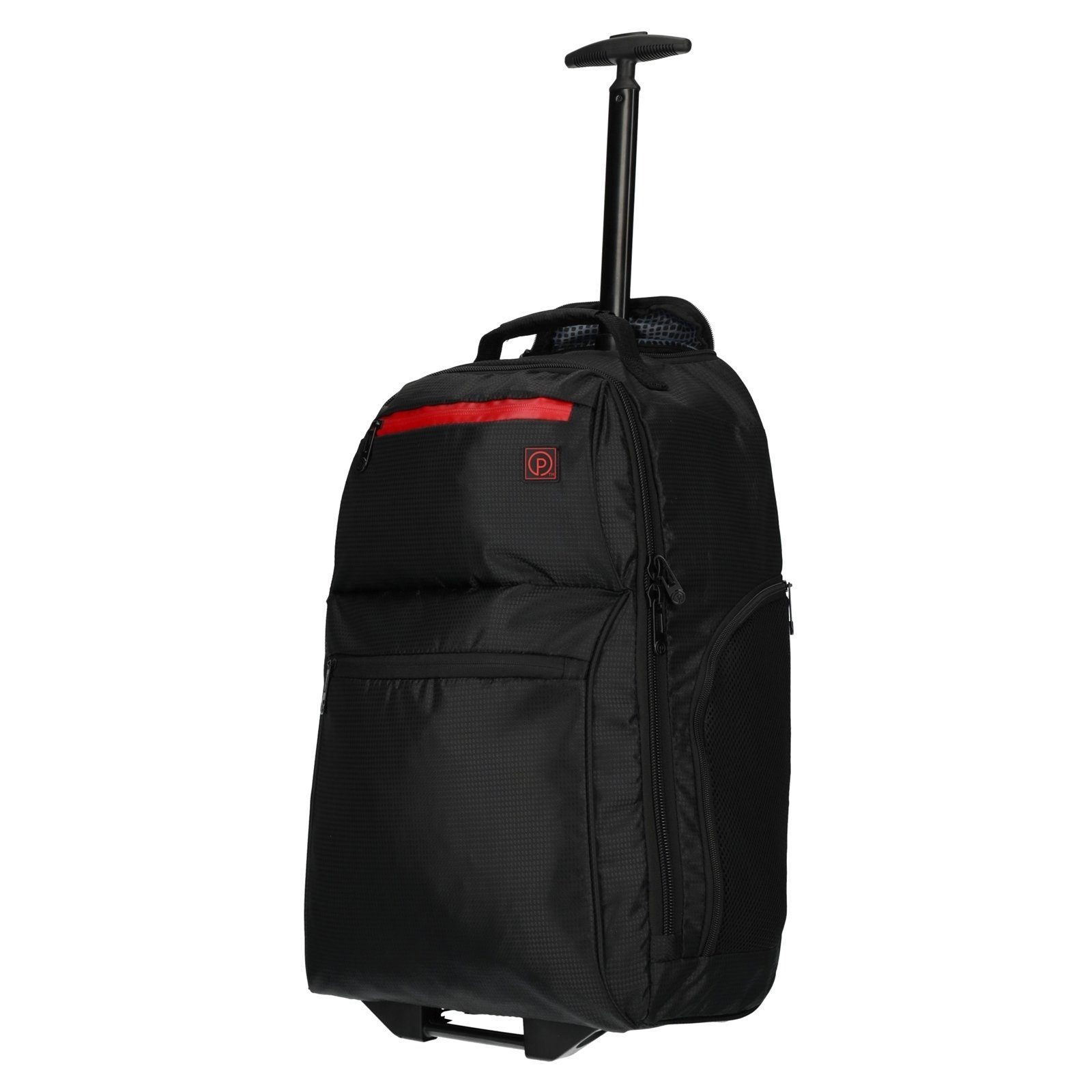 HTI-Living Reiserucksack Rucksack-Trolley Schwarz-Rot (Stück)