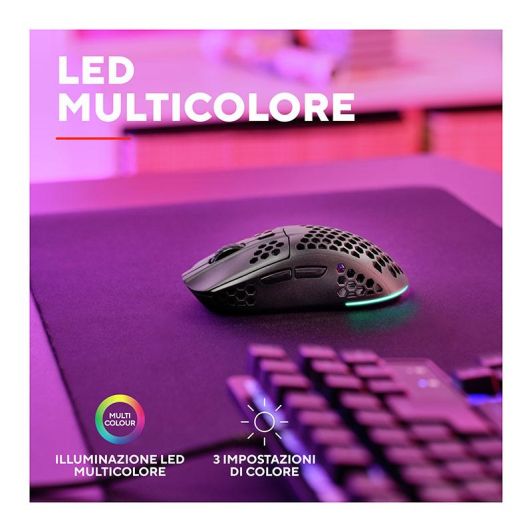 Mouse de gaming TRUST HELOX negru
