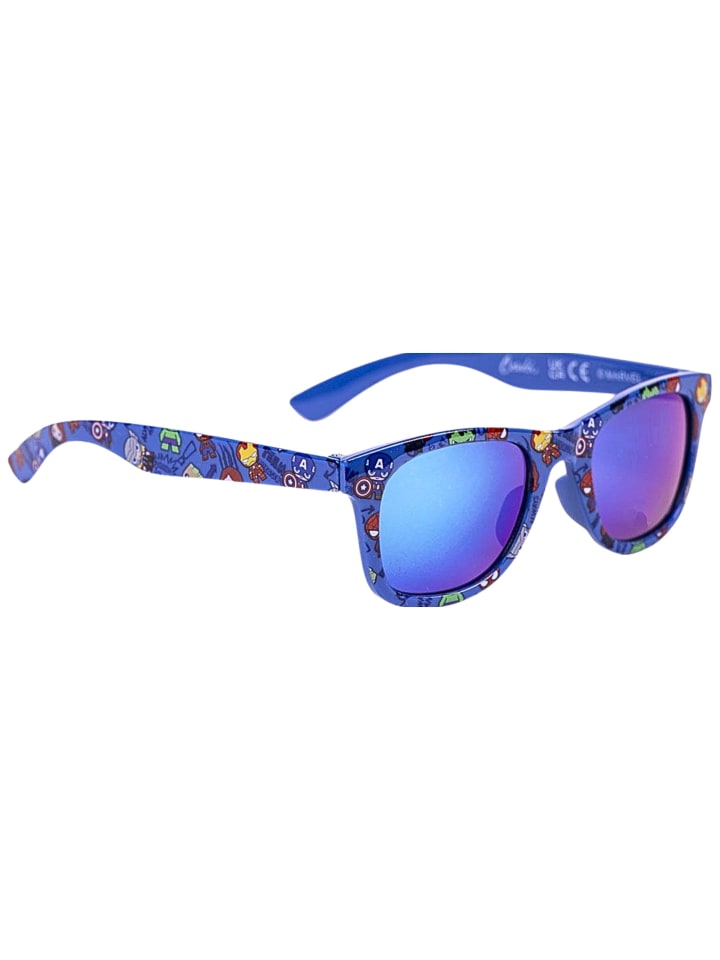 Avengers Sonnenbrille mit  Spiegeleffekt  Avengers in Blau günstig kaufen onesize