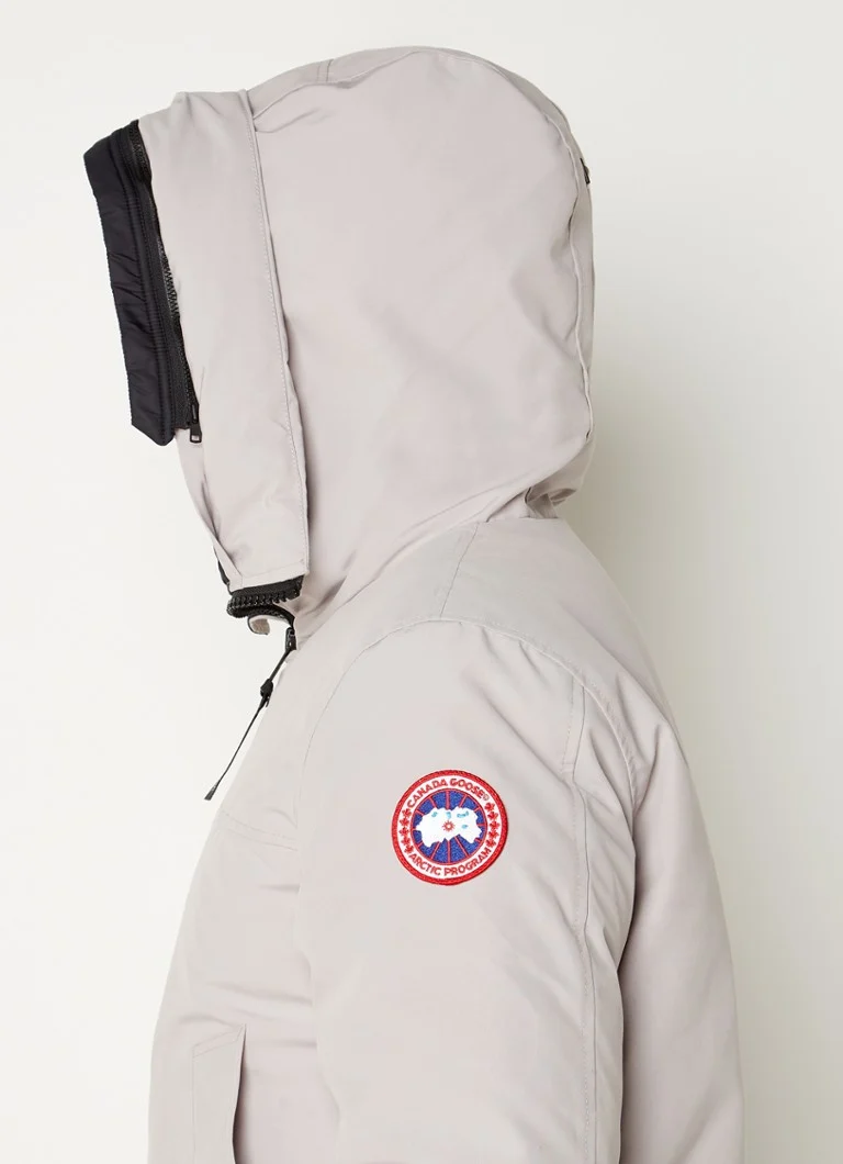 Prošívaná parka Canada Goose Langford s péřovou výplní a prošitými kapsami