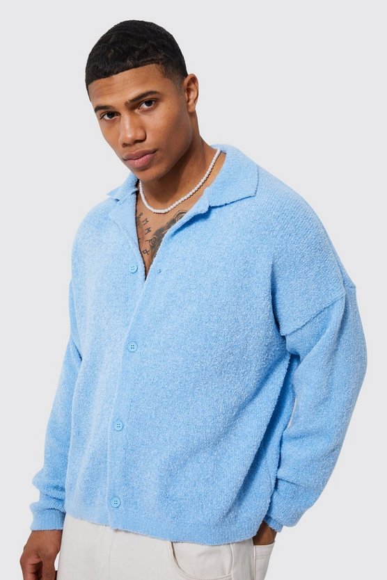 Kastiger Strick-Cardigan
