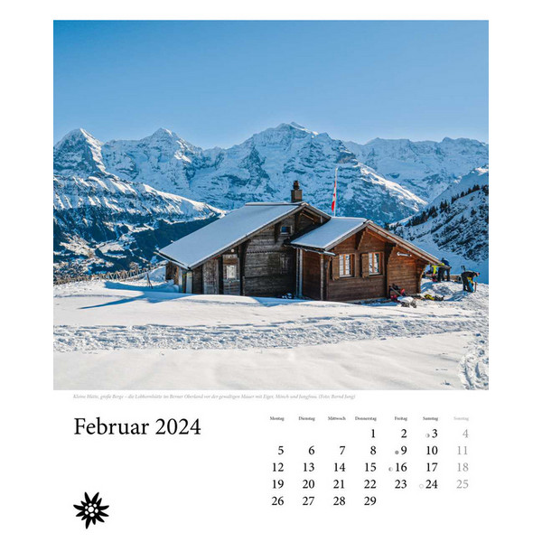 HÜTTEN UNSERER ALPEN 2024 - Kalender