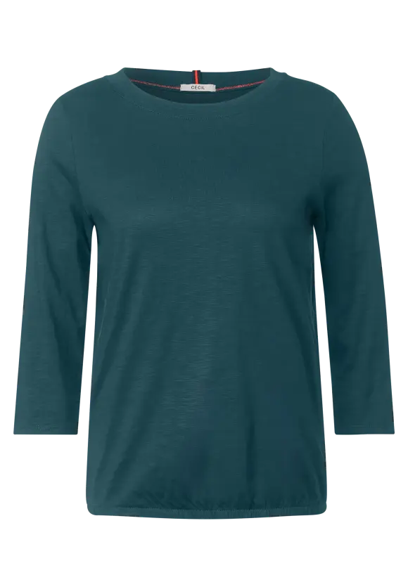 CECIL Shirt mit U-Bootausschnitt