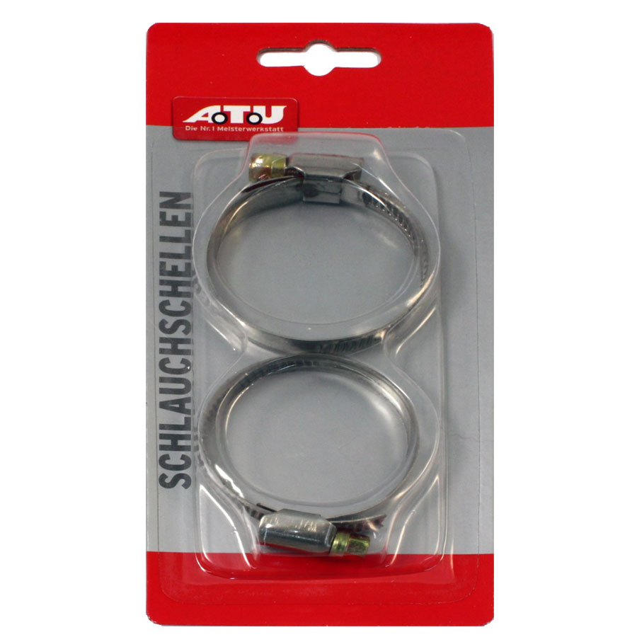ATU Schlauchschellen aus Edelstahl 32 - 50 mm, 2 Stück - ATU