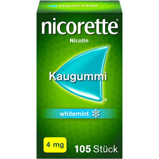NICORETTE Kaugummi 4 mg whitemint  105 St  Kaugummi