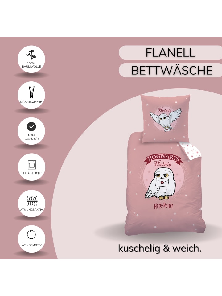 Harry Potter Bettwäsche-Set Flanell 