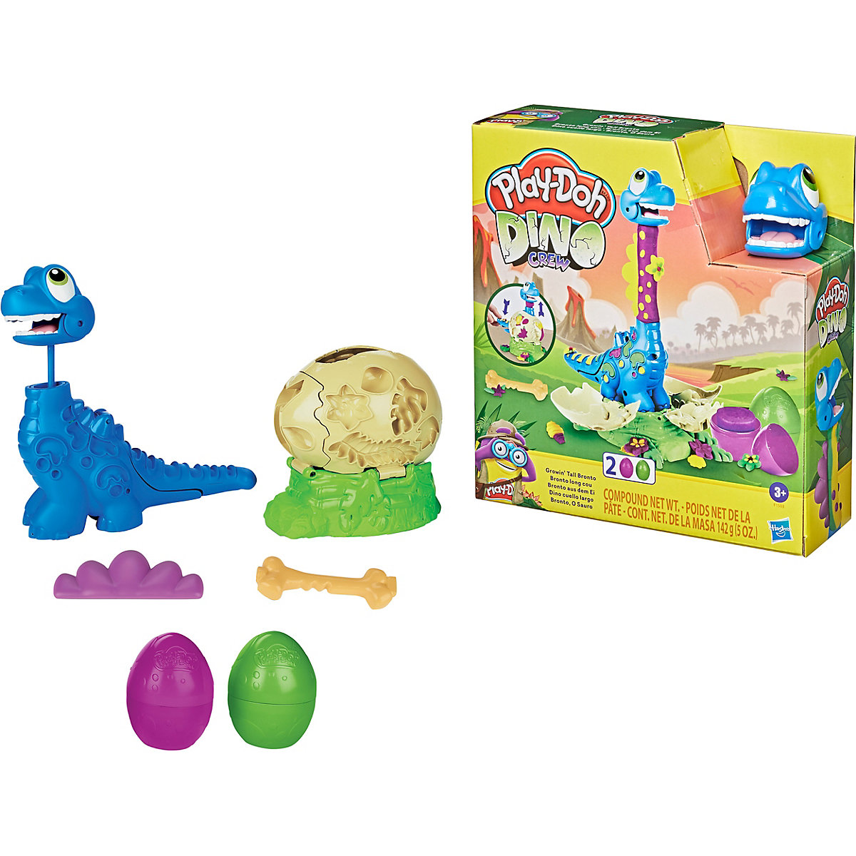 Play-Doh Dino Crew Bronto aus dem Ei