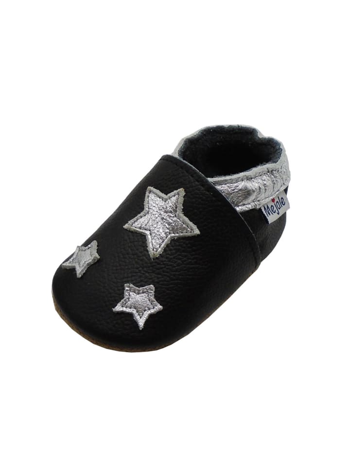 Yalion Baby Krabbelschuhe in Sterne Schwarz günstig kaufen 25/26