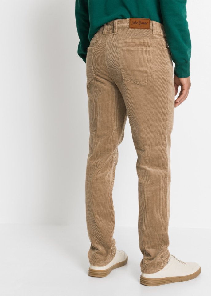 Regular Fit Stretch-Cordhose mit Komfortschnitt