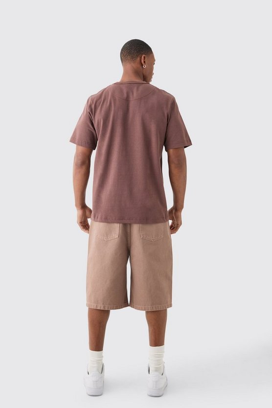 Kariertes T-Shirt