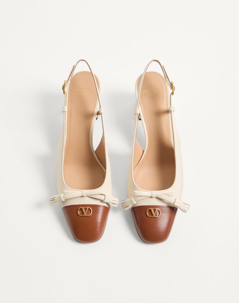 Bomba Slingback de pele de cabra Valet Du Roi 60 mm