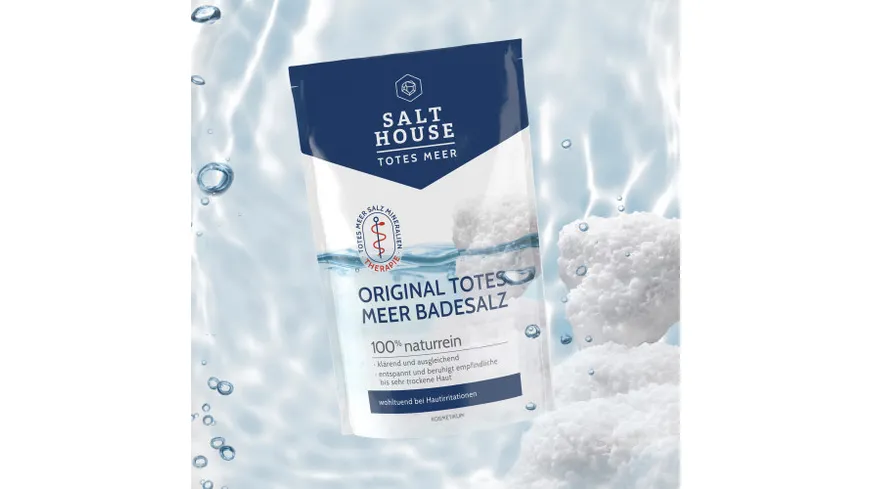 SALTHOUSE Totes Meer Therapie Badesalz 500 g