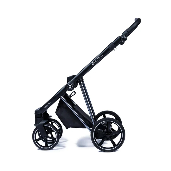 Nordbaby Active Lux stroller set copper beige, chrome frame