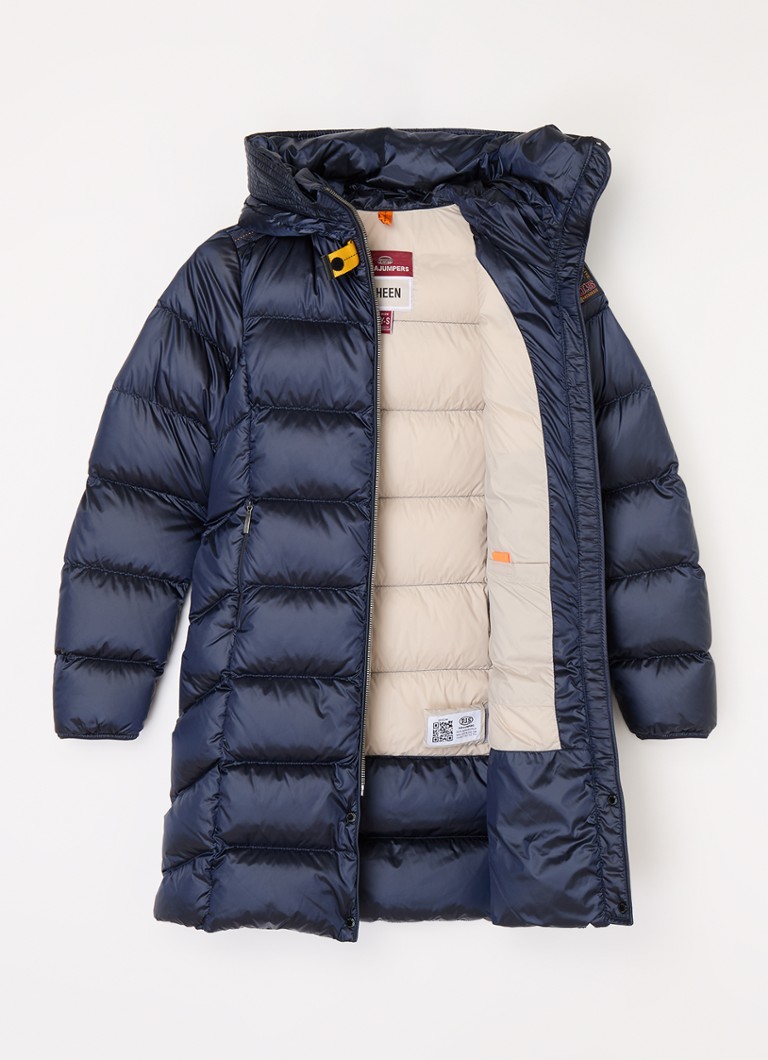 Doudoune matelassée Parajumpers Marion avec garnissage en duvet et capuche