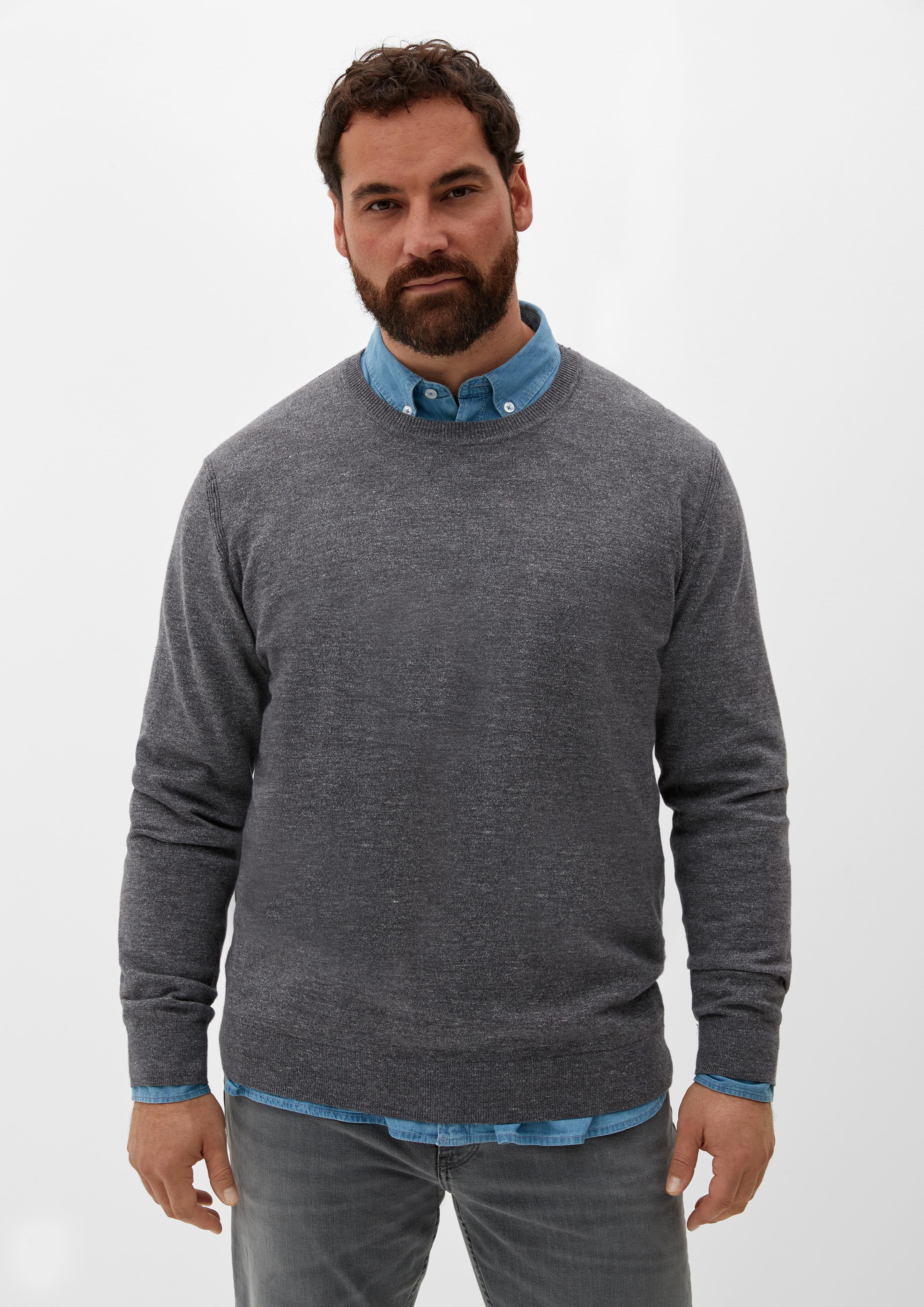 Klassischer Feinstrickpullover  2128127-98W1