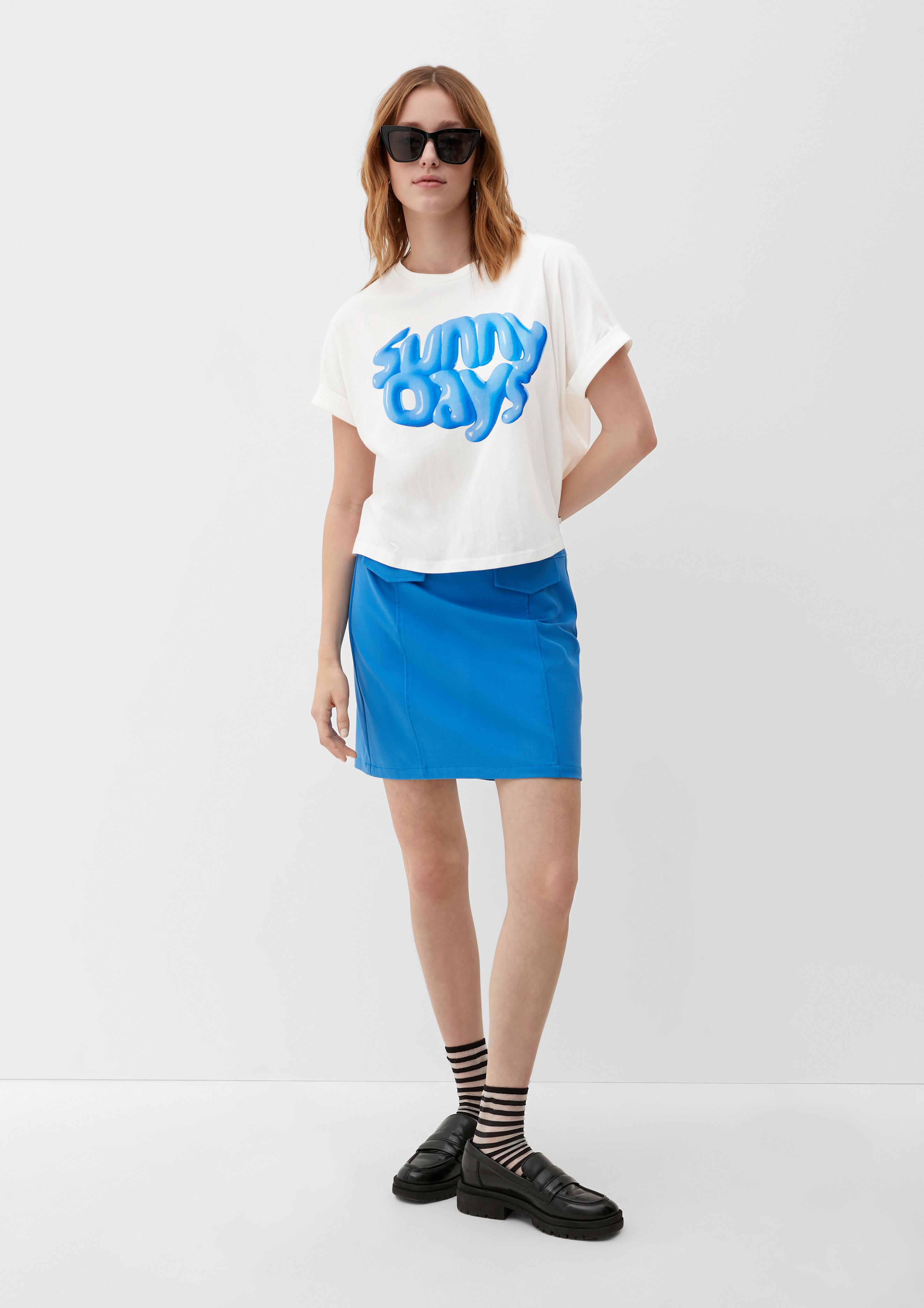 T-Shirt mit Frontprint  2127897-02D0