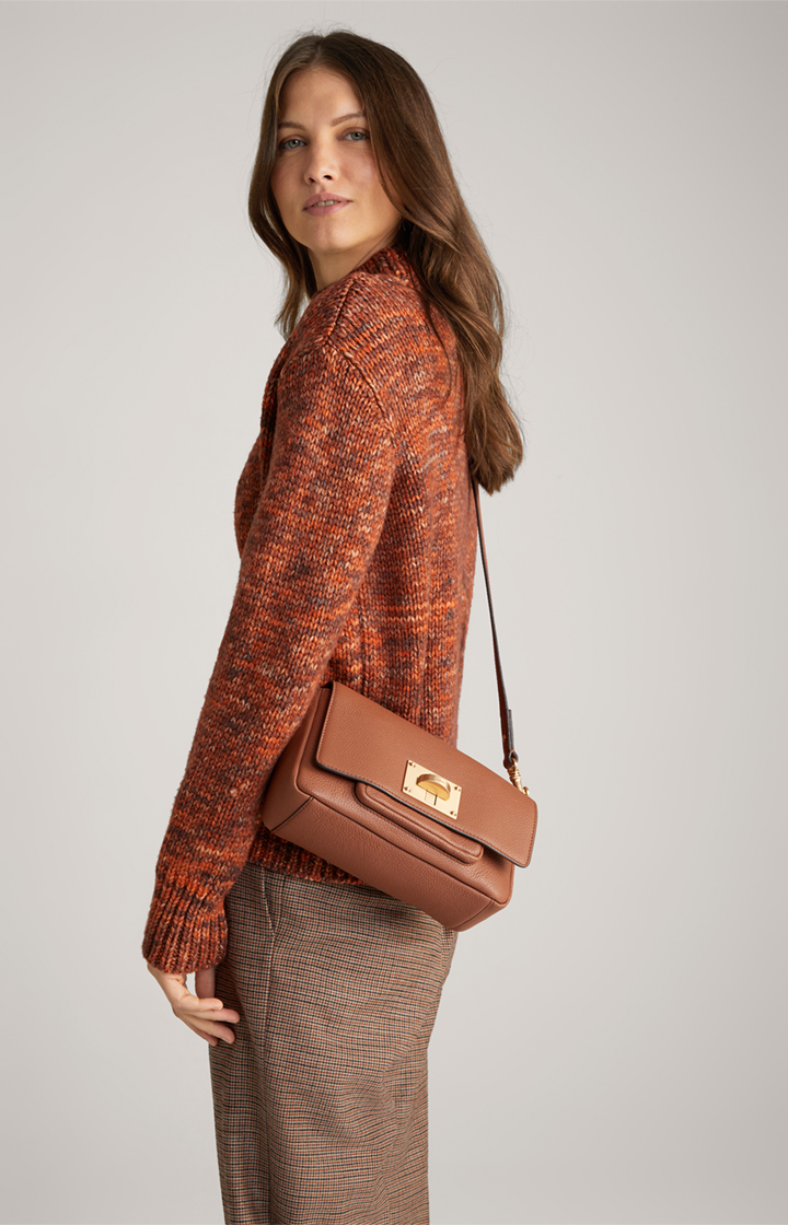 Schultertasche Carino Muna in Cognac