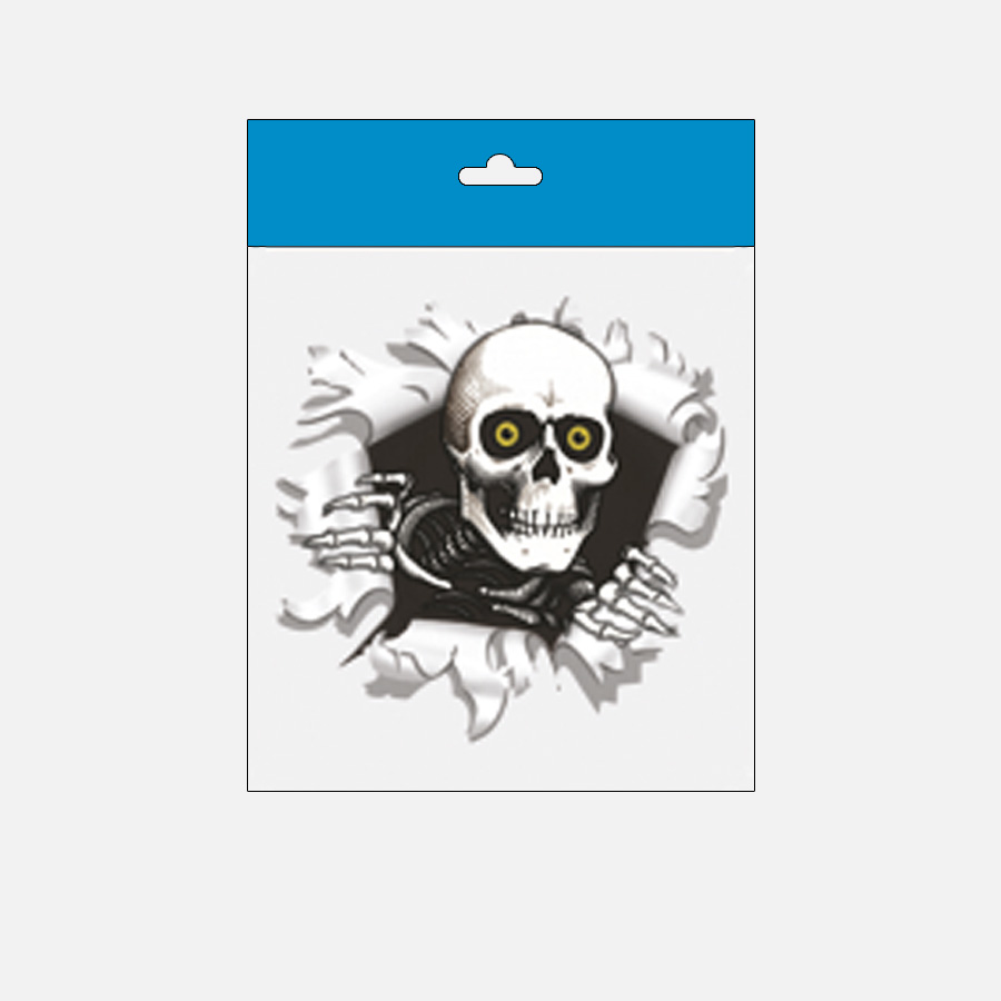 Aufkleber "Einschussloch Skull" - ATU
