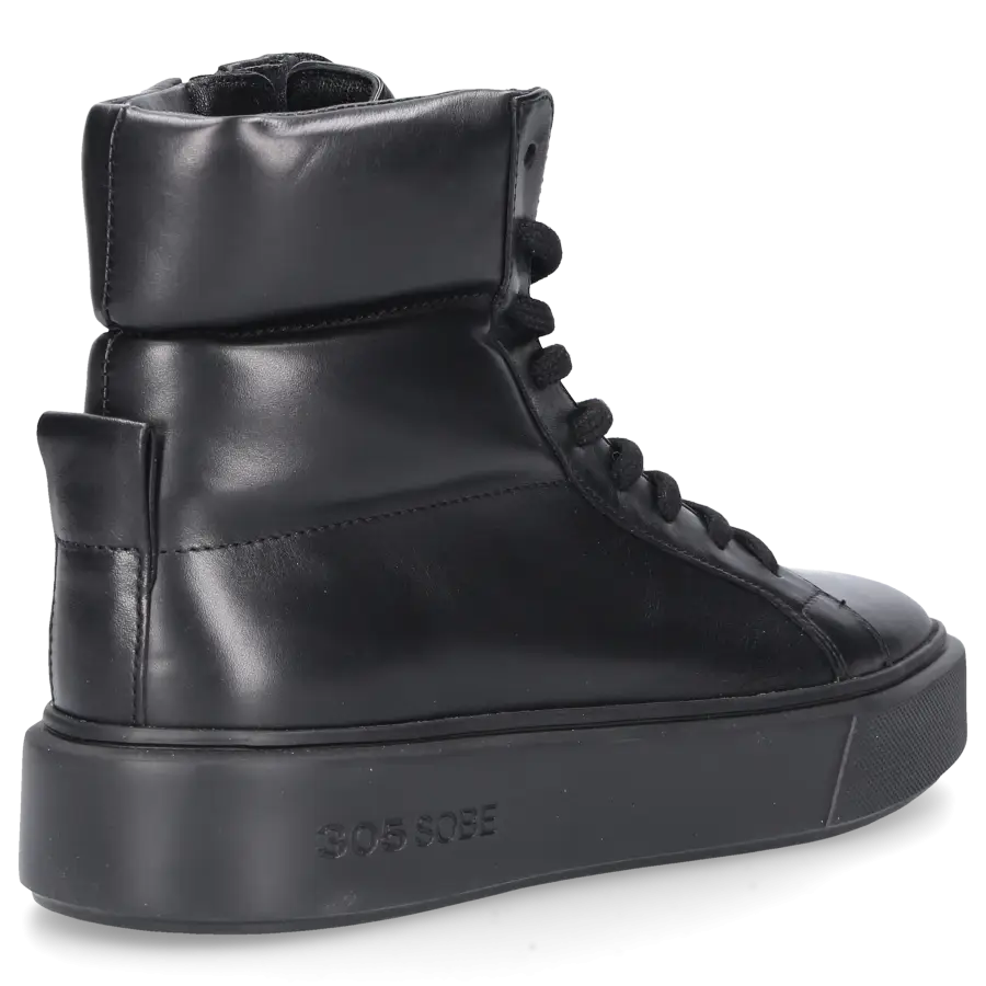 305 SOBE - Sneaker high NEAL Kalbsleder - schwarz