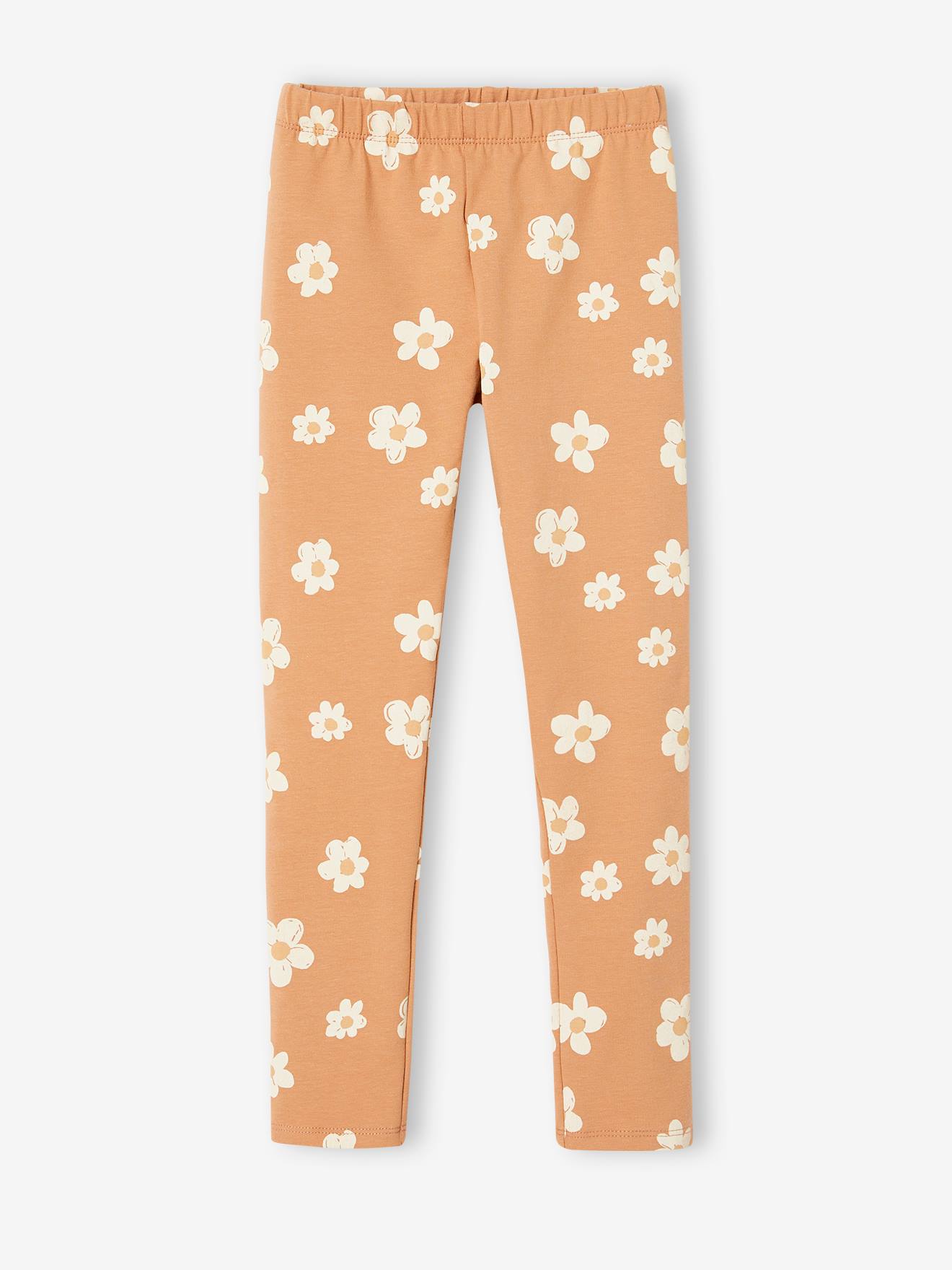 Ensemble sweat + legging imprimé fille bois de rose