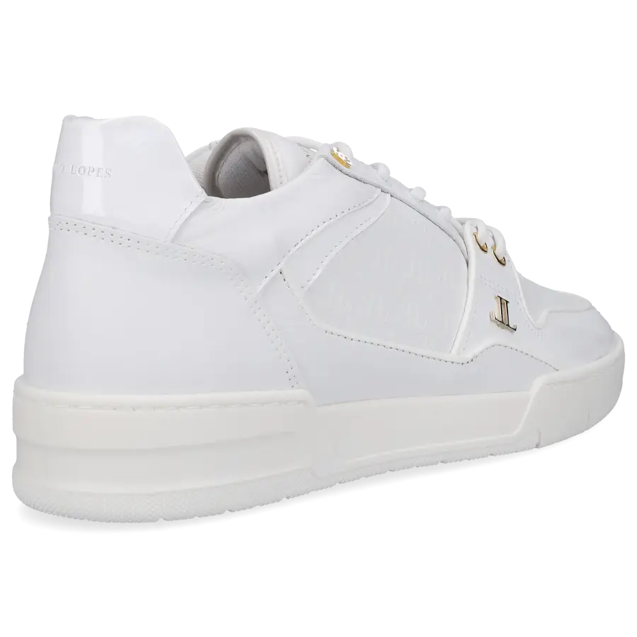 Leandro Lopes - Sneaker low JORDY V Kalbsleder - weiß