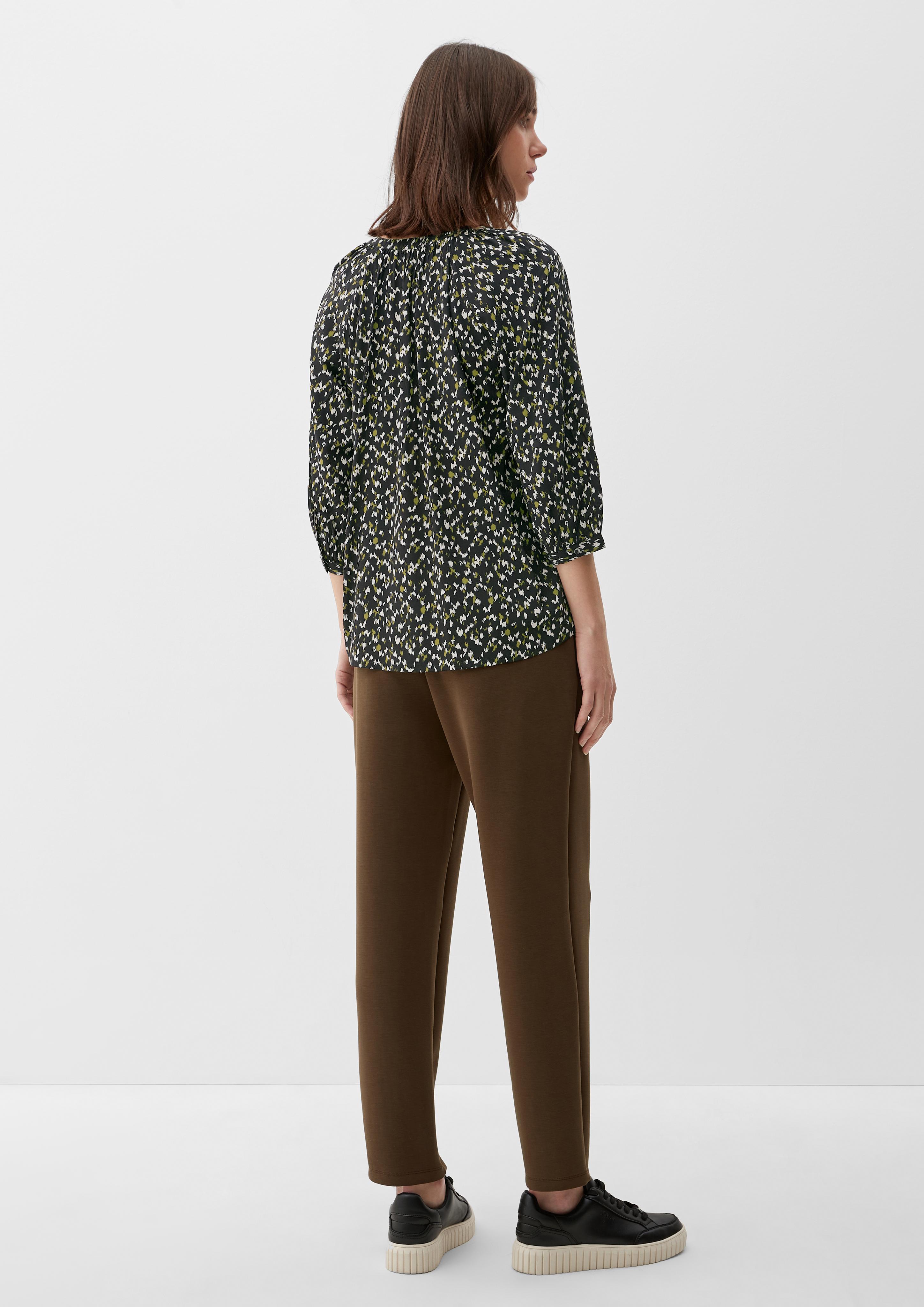 Viskosebluse mit Alloverprint  2120700-99A2
