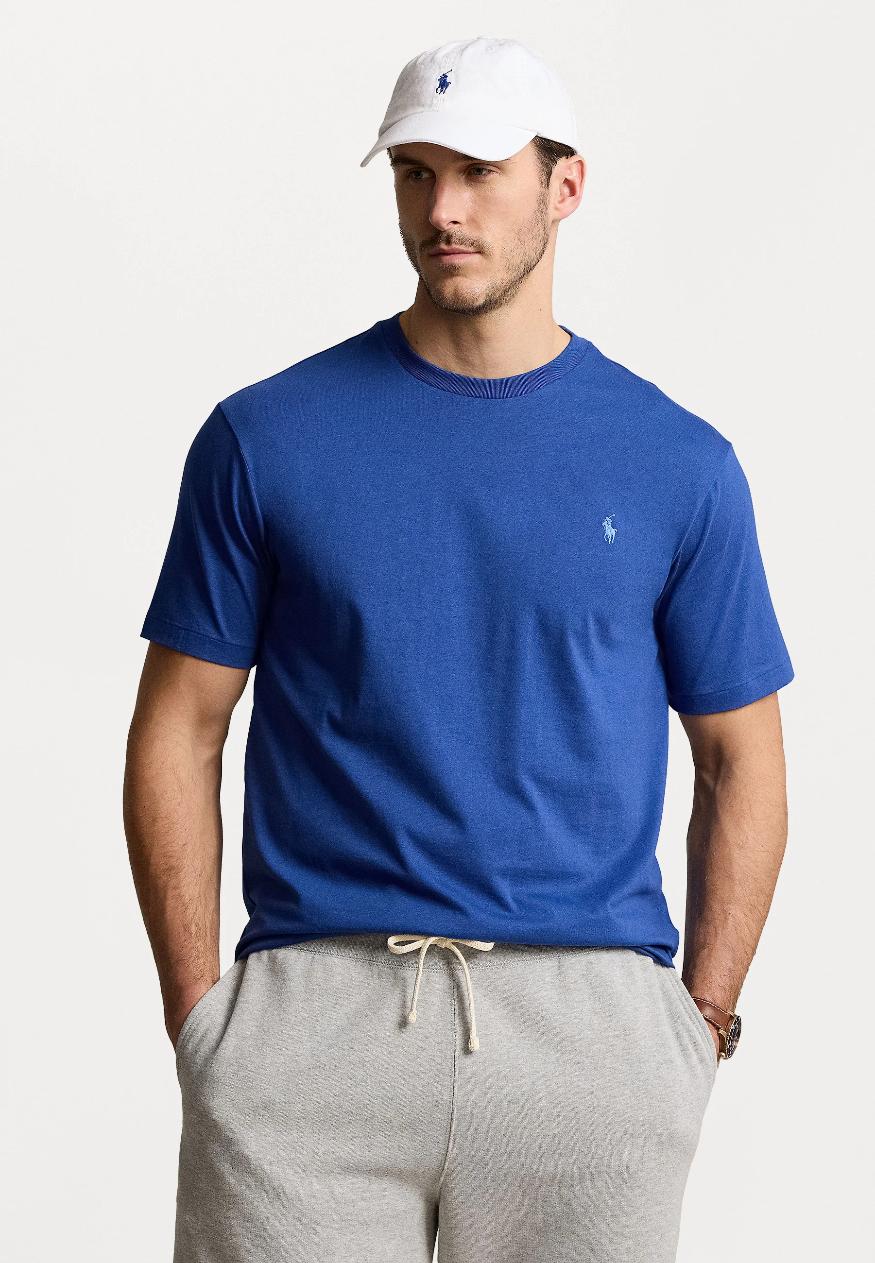 Camiseta de cuello redondo de punto Polo Ralph Lauren Big & Tall - Camiseta básica