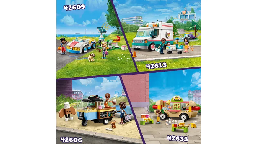 LEGO Friends 42609 E-Auto mit Ladestation