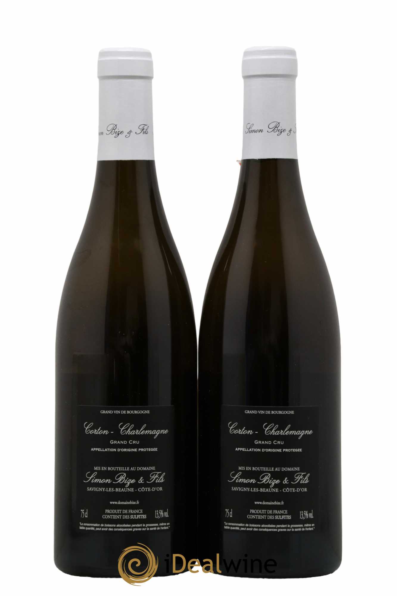 Corton-Charlemagne Grand Cru Simon Bize & Fils  2019 - Lot de 2 Bouteilles