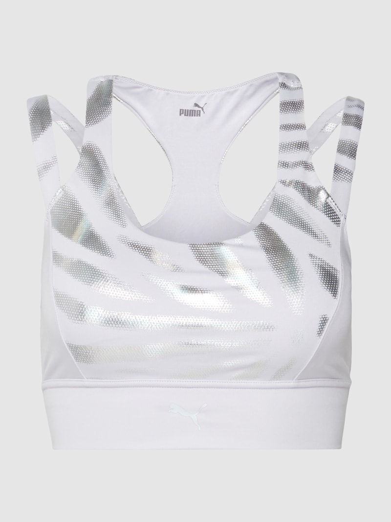 Bustier mit Cut Outs Modell 'Concept Mid Impact Bra' in lavendel
