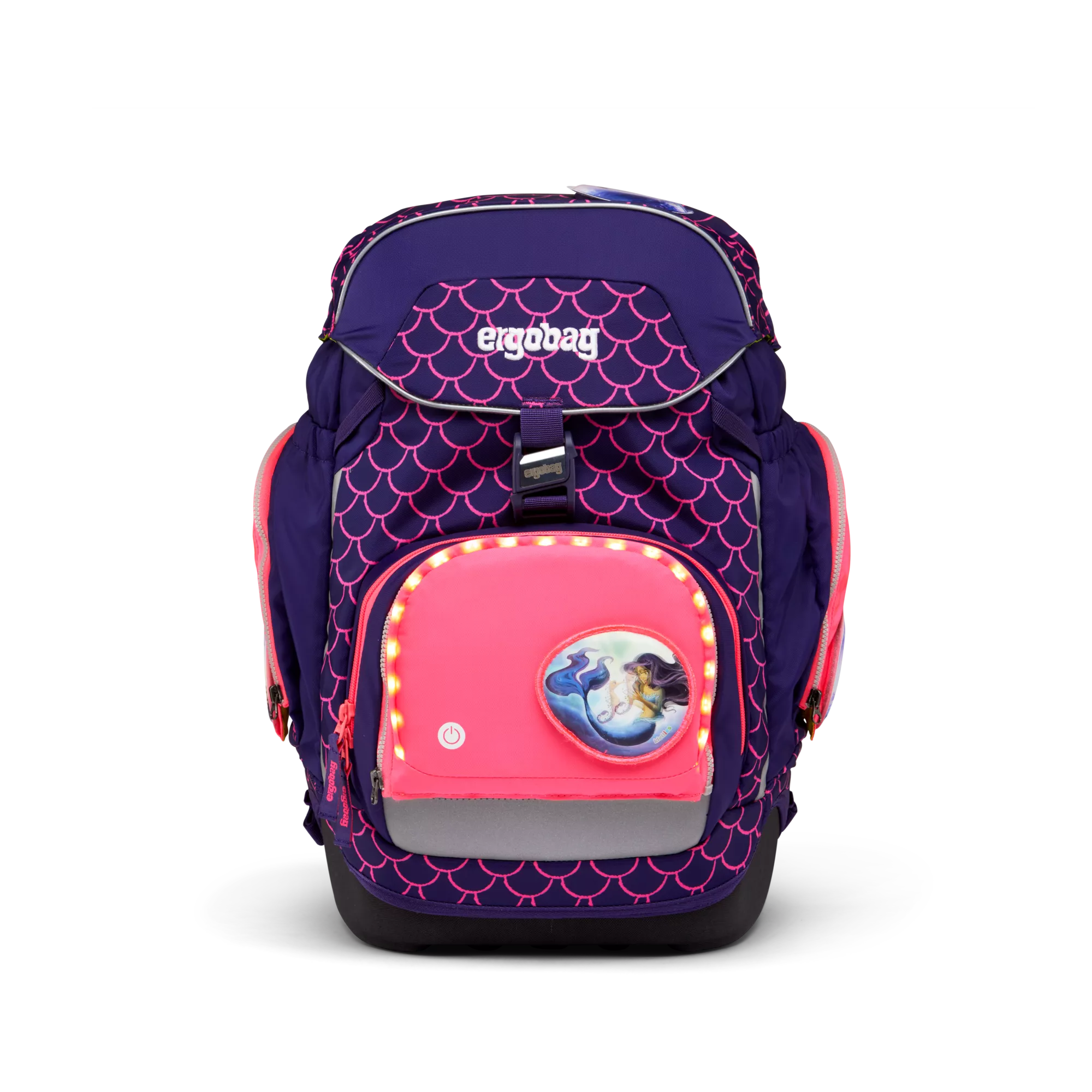 ergobag Fluo LED Zip Set Pink