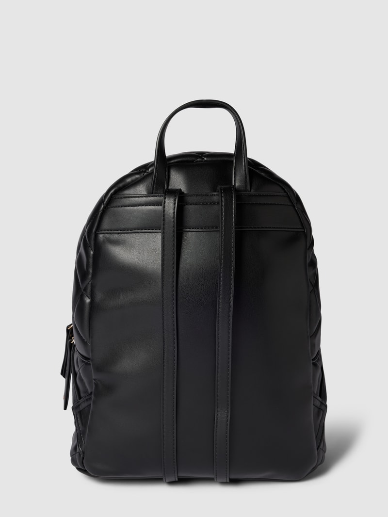 Rucksack mit Label-Detail in schwarz