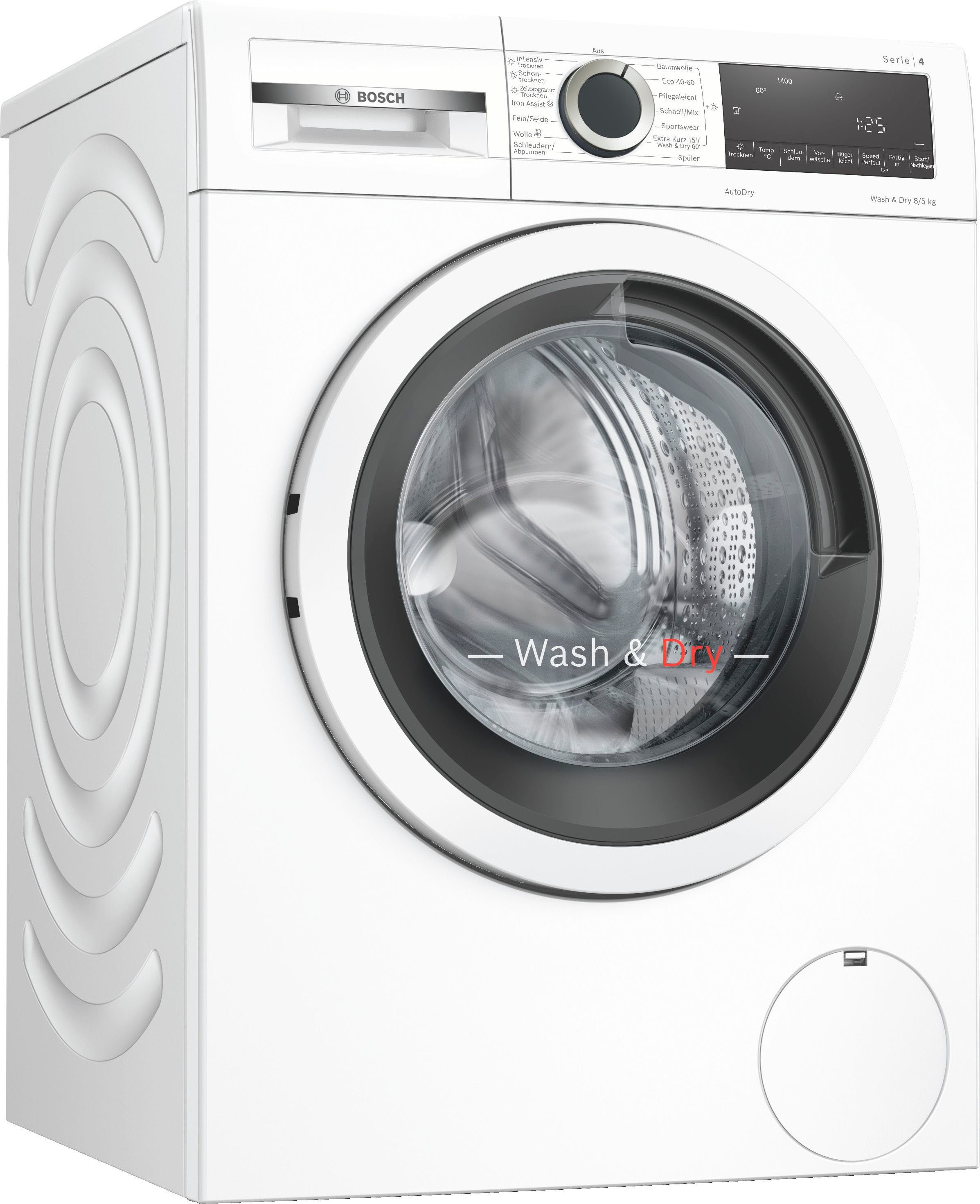 BOSCH Waschtrockner WNA13470, 8 kg, 5 kg, 1400 U/min
