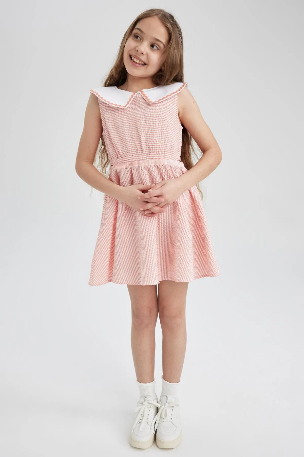 DeFacto  Crinkle-Kleid für Mädchen - ärmellos Z5918a623sm