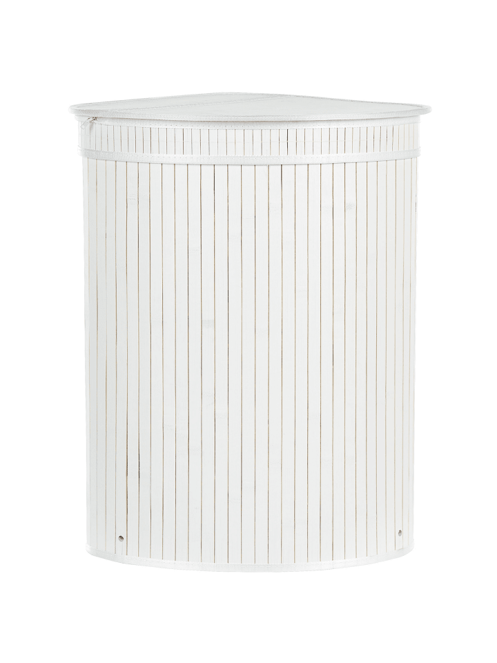Beliani Wäschekörbe BADULLA in Weiß - (W) 42 x (H) 60 x (L) 35 cm günstig kaufen onesize