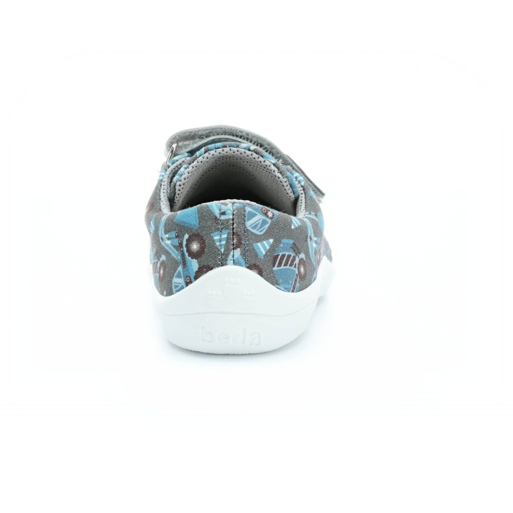 Beda Trucks Canvas Barfußsneakers mit Hinterkappe (BF 0001/TEX/W/OP)