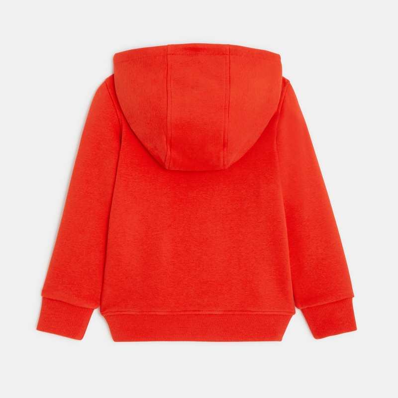 Cardigan bébé garçon rouge en coton recyclé Catimini