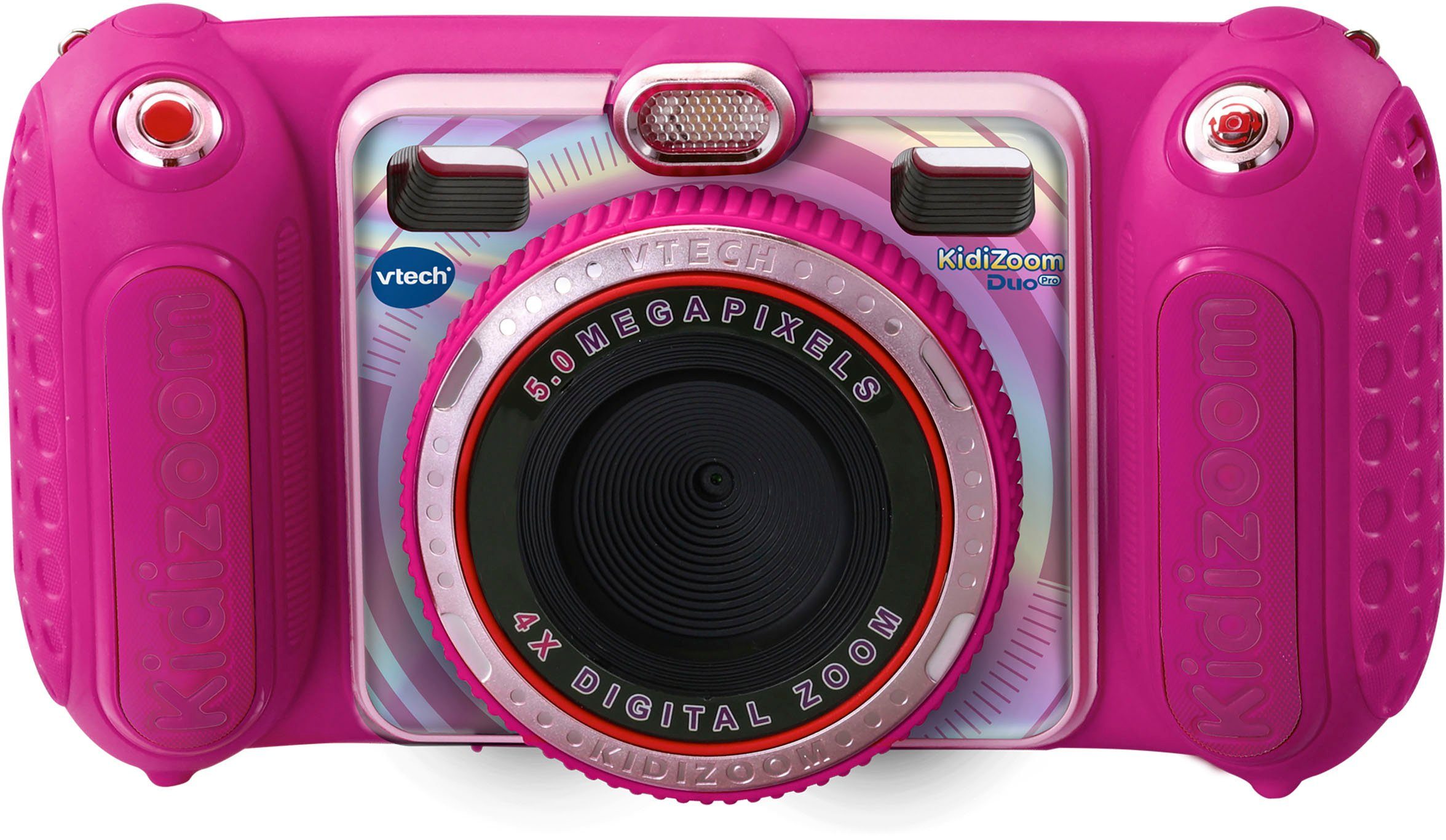 Vtech® KidiZoom Duo Pro, pink Kinderkamera (inklusive Tragetasche)