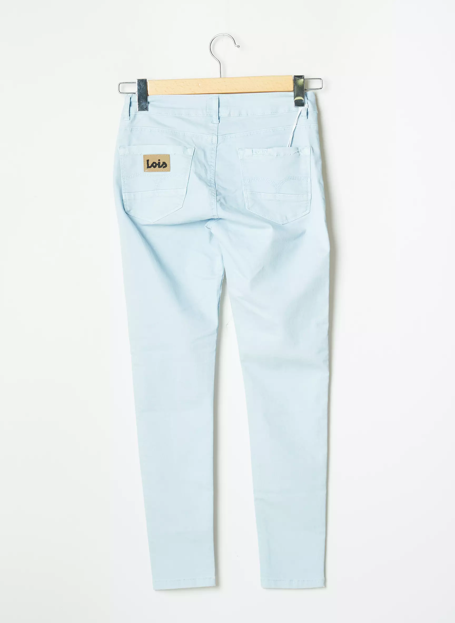 Lois Pantalons Slim Femme couleur bleu
