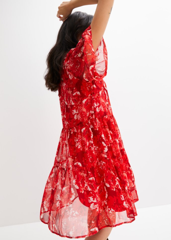 Kleid mit Volants