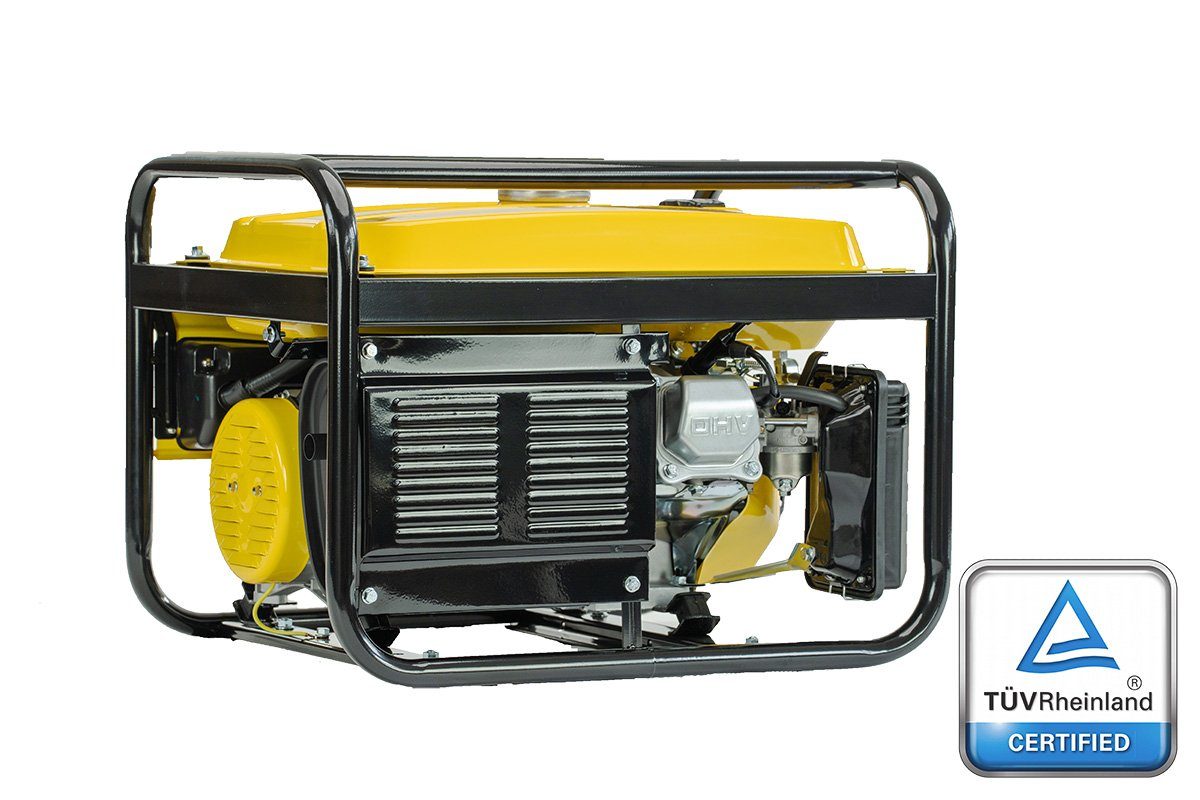 doitBau Stromerzeuger 4-Takt 2600W Nennleistung YFG3000T mit 15 L Tank und leisem Motor, 3000,00 in kW