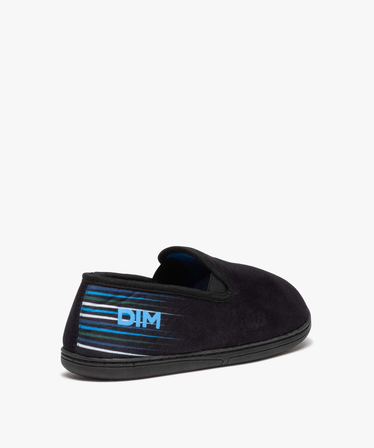 Chaussons homme tout confort en velours - DIM bleu | GEMO